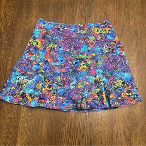Colorful Floral Mini Skort